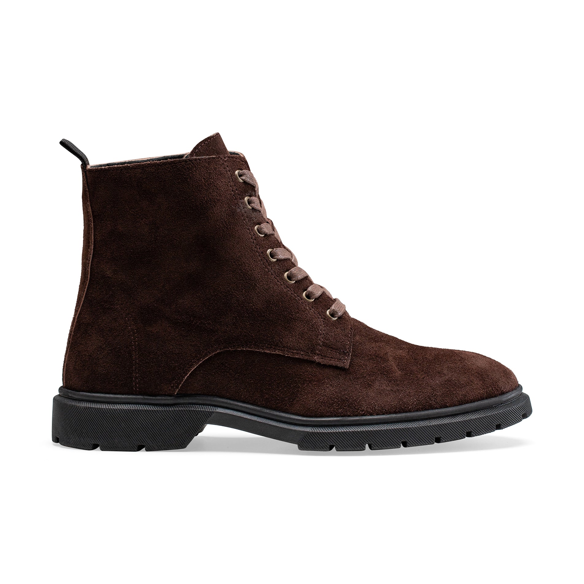 CREST™ Halfboot Plain Genuine Suede | Brown - Crestshoes