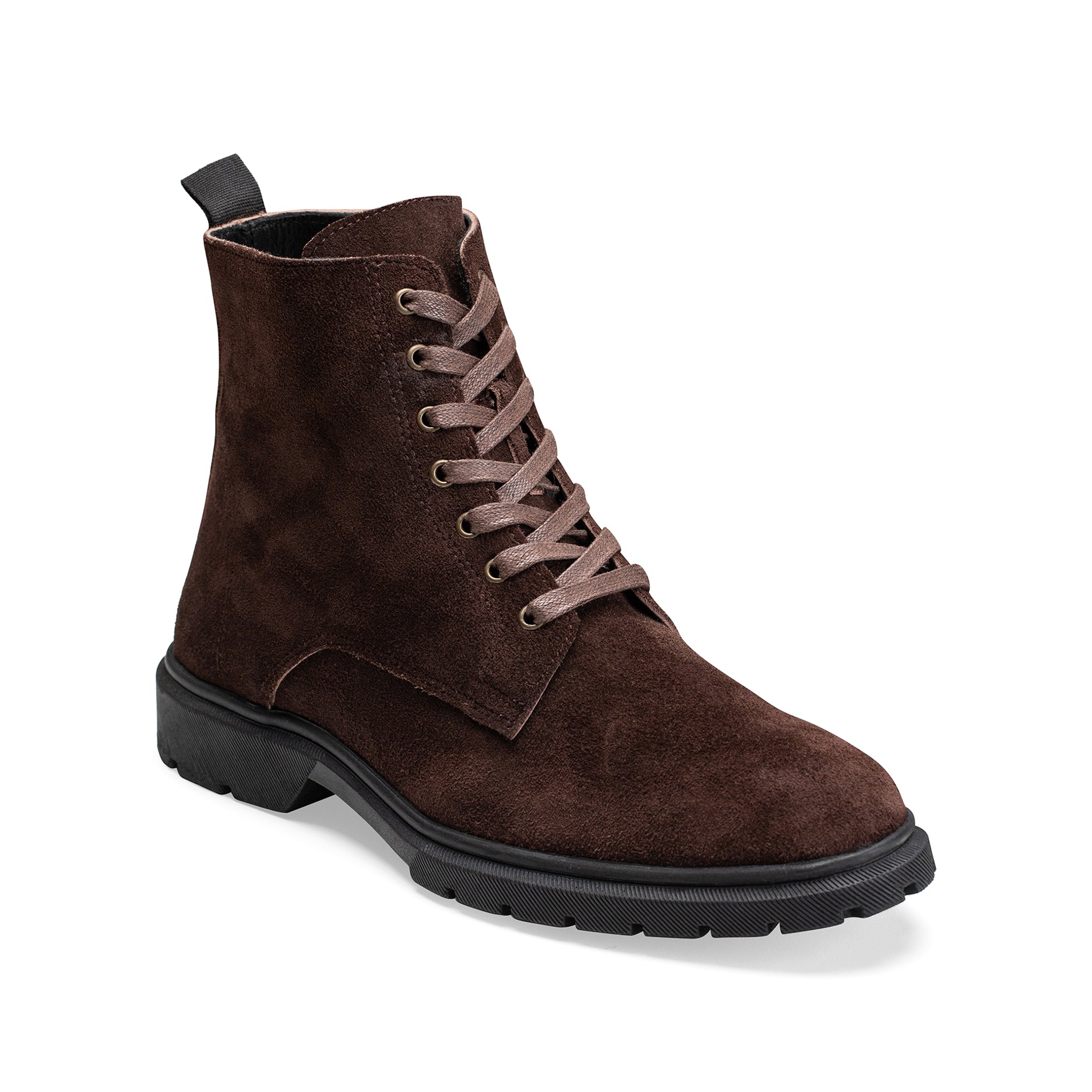 CREST™ Halfboot Plain Genuine Suede | Brown - Crestshoes