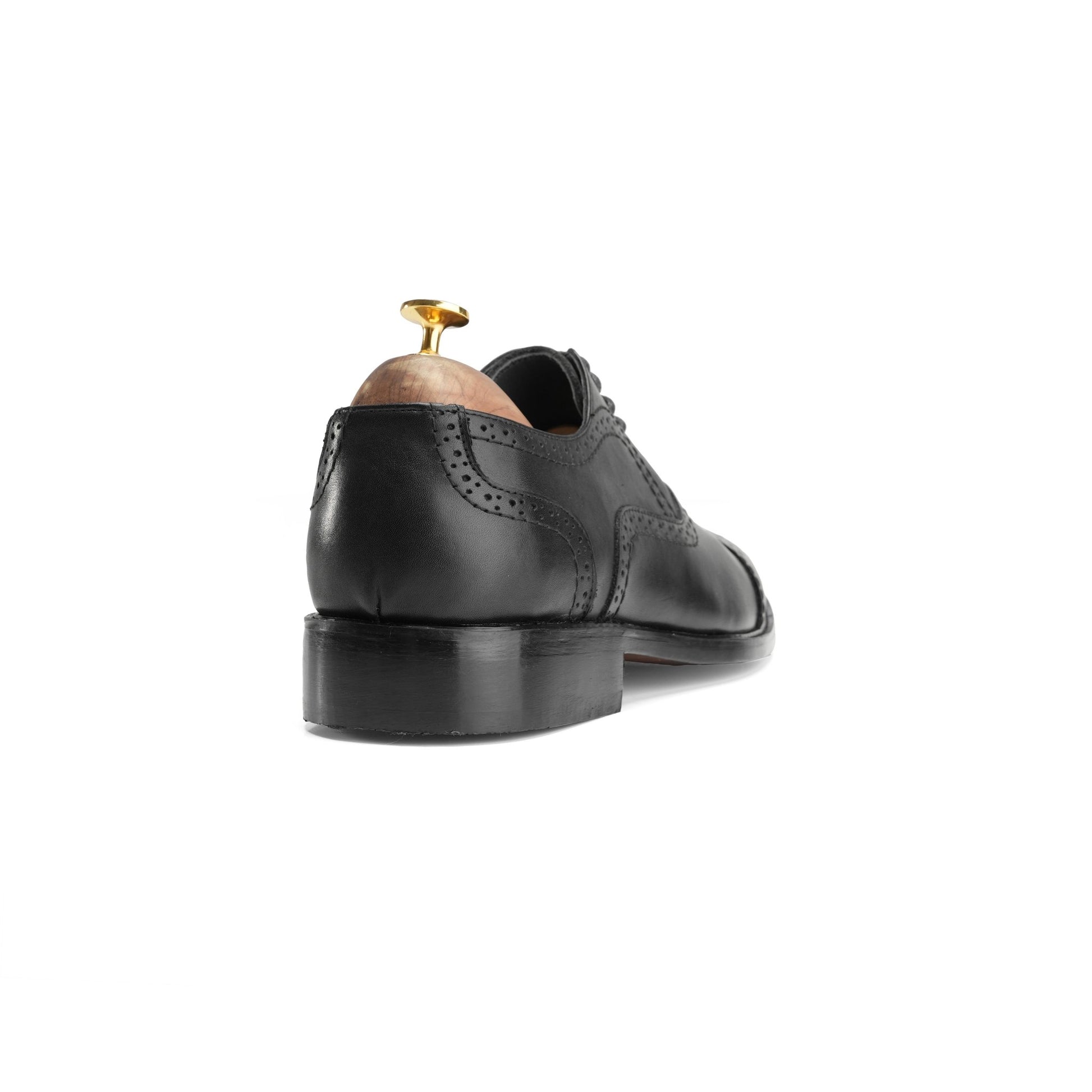 Devonshire | Cap Toe Oxfords - Black - Crestshoes