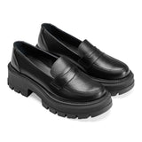 DRIES VAN NOTEN Leather Loafers In Tan | Black - Crestshoes