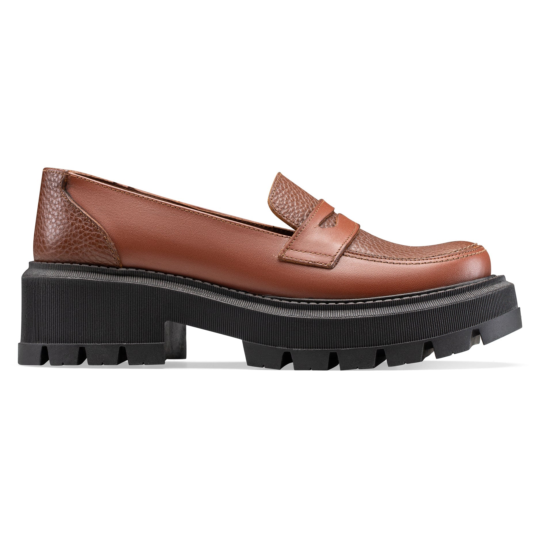 DRIES VAN NOTEN Leather Loafers In Tan | hazel - Crestshoes