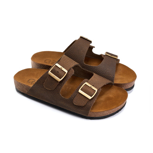 Duo Buckle Comfort - Brown