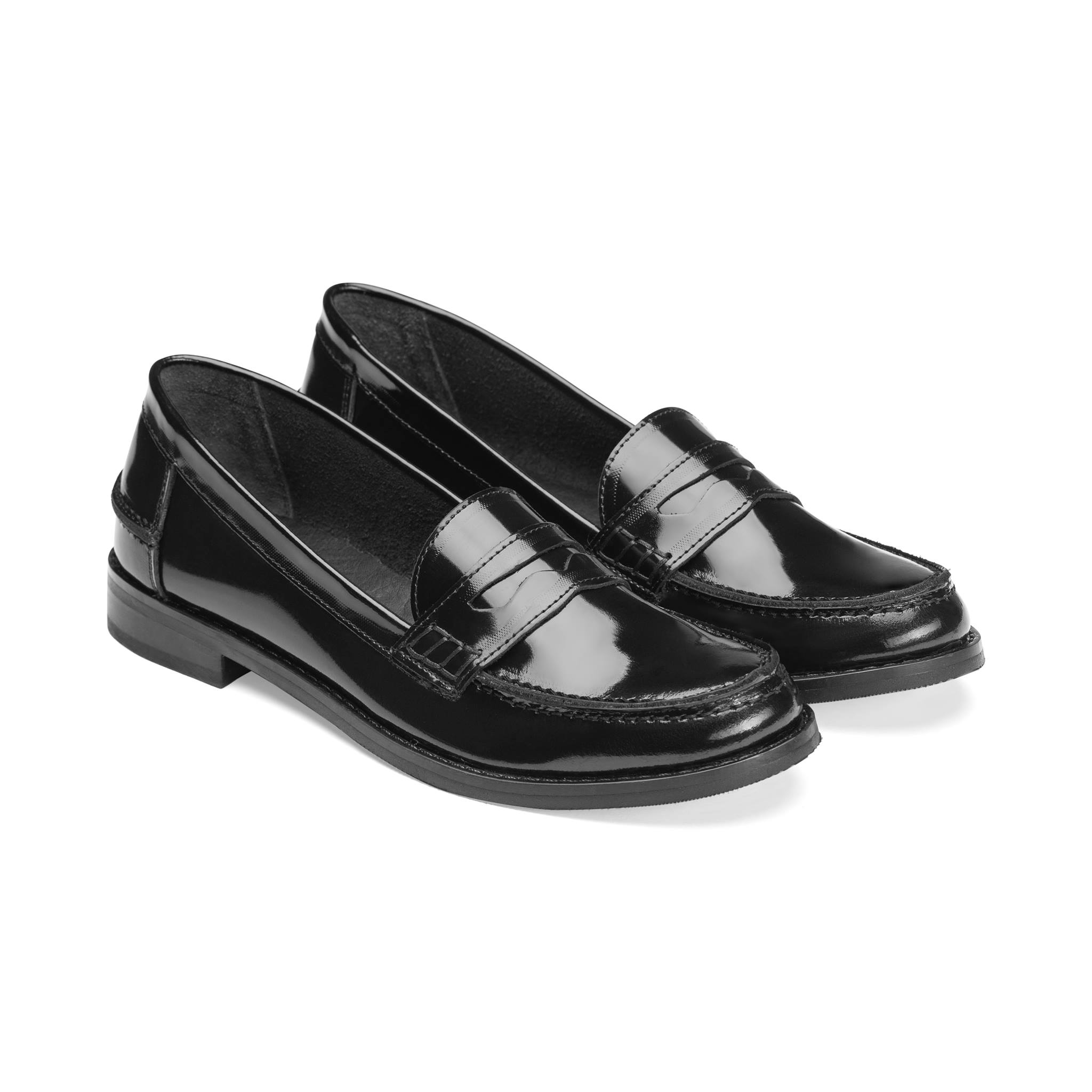 Emmeline | Women College | Black Verne - Crestshoes