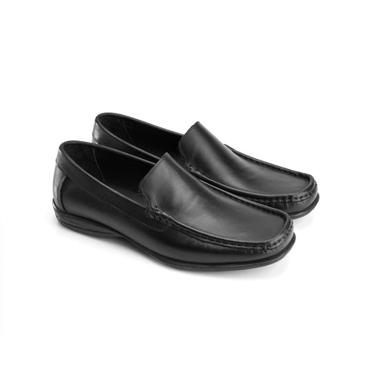 Essential Leather Loafers -Black