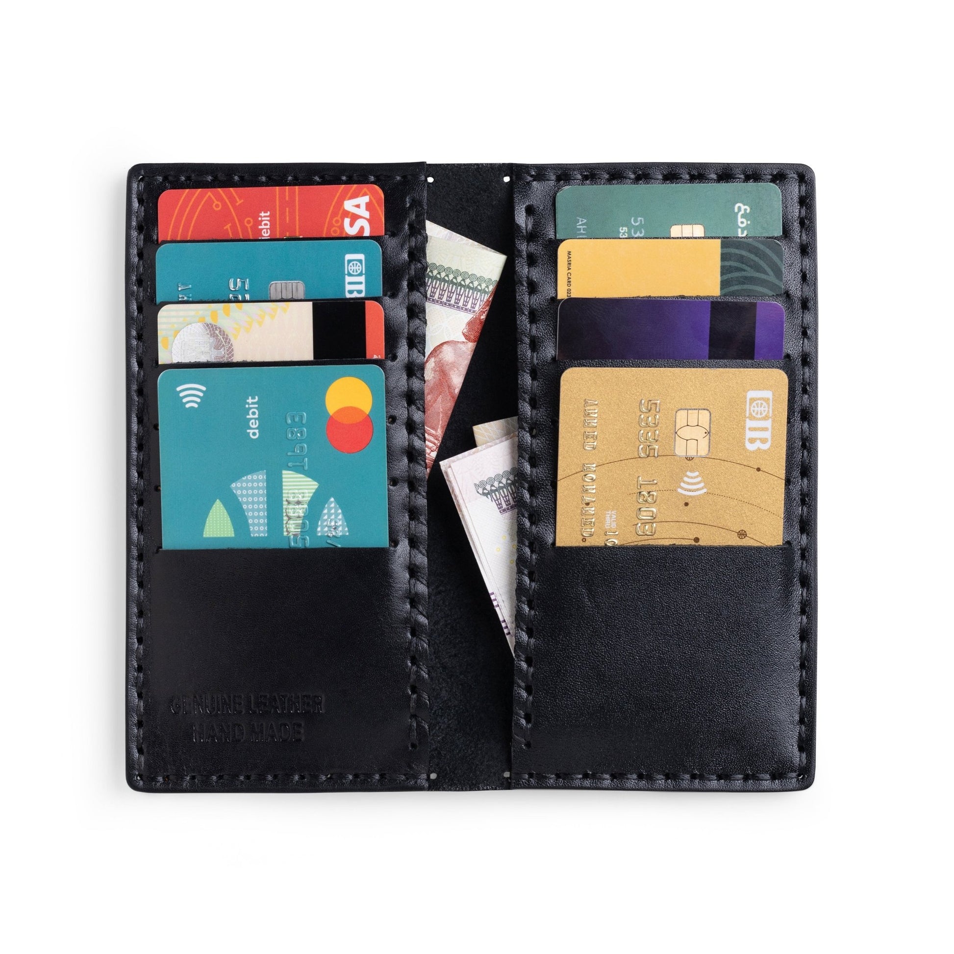 fold Card Holder - Black - Crestshoes