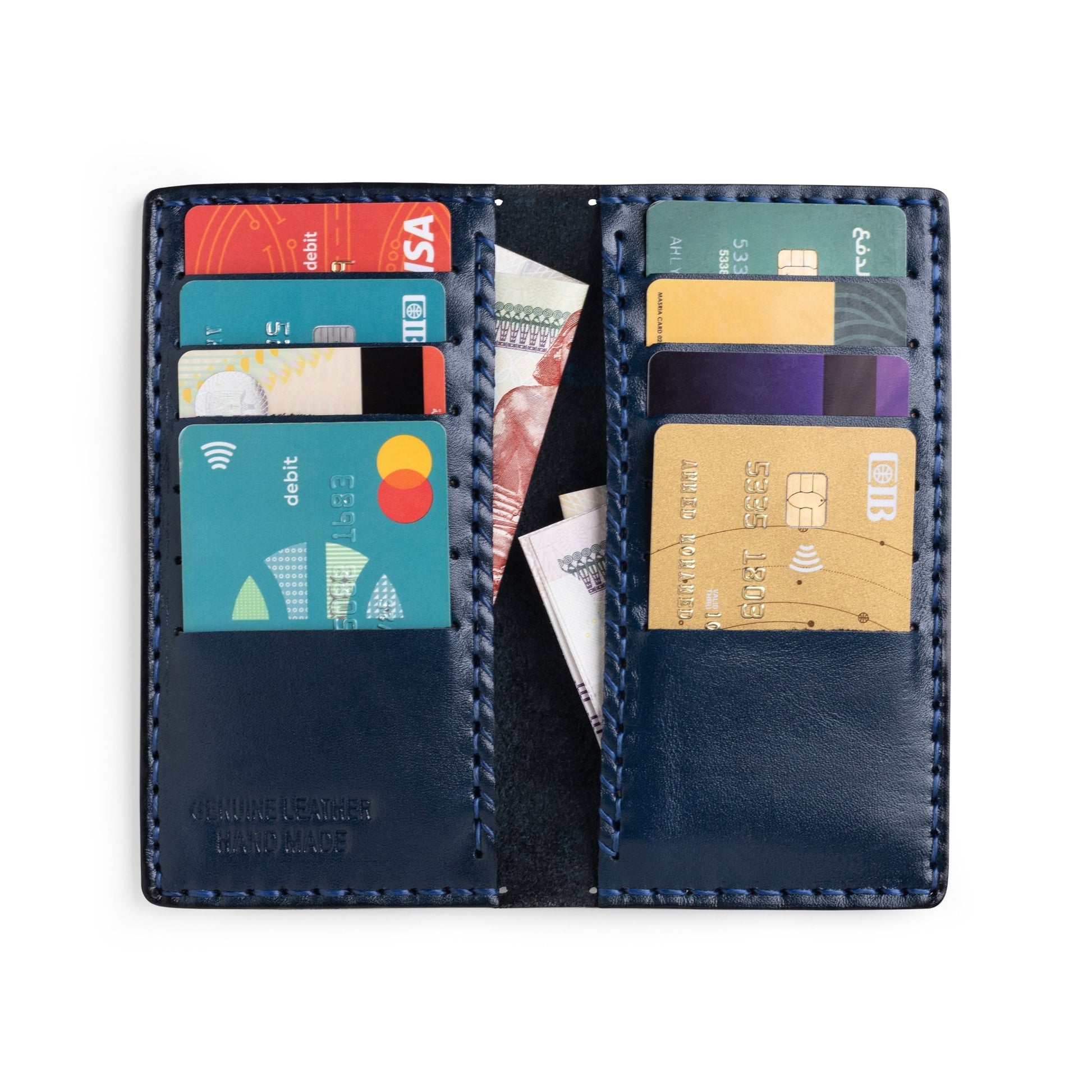 fold Card Holder - Blue - Crestshoes