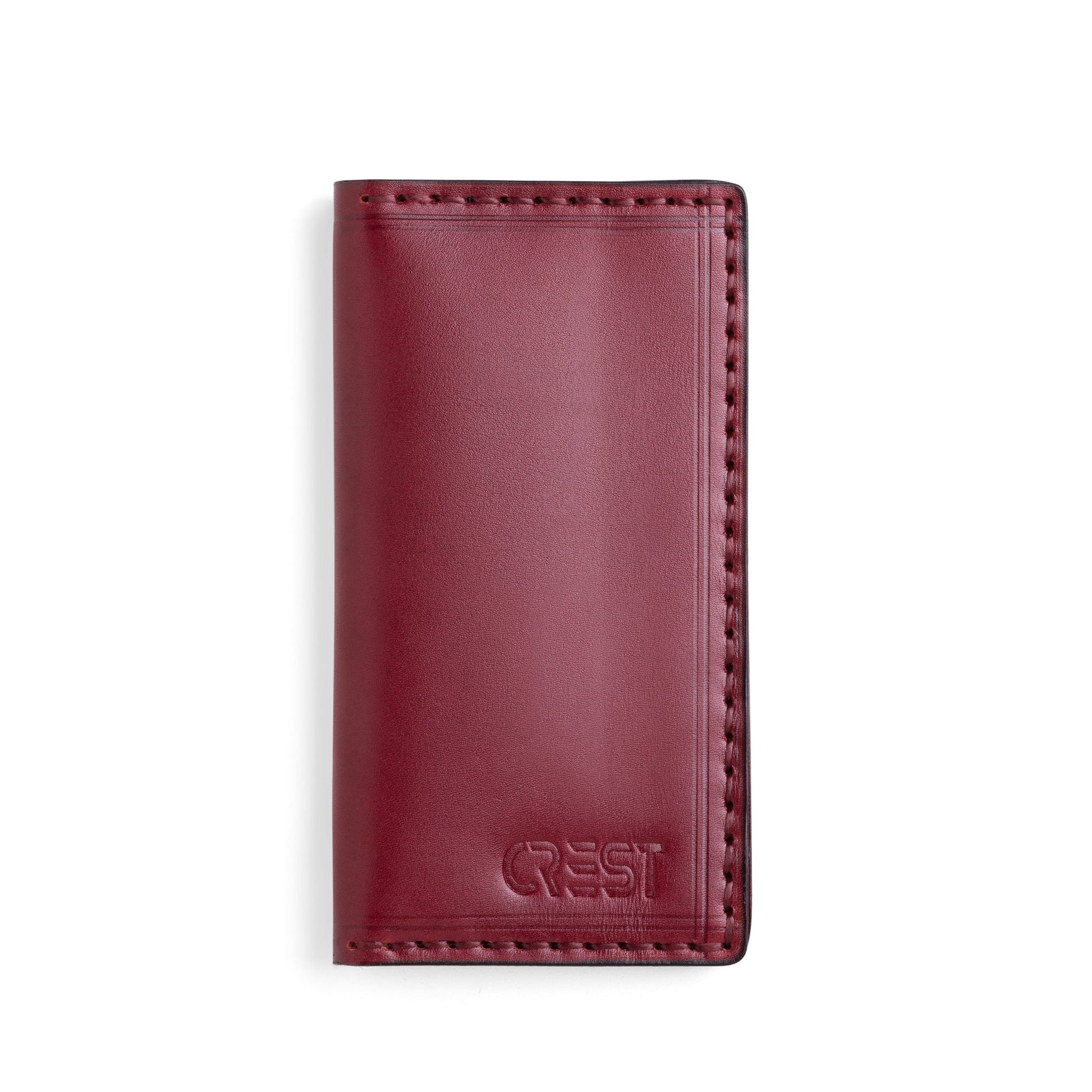 fold Card Holder - Burgundy - Crestshoes