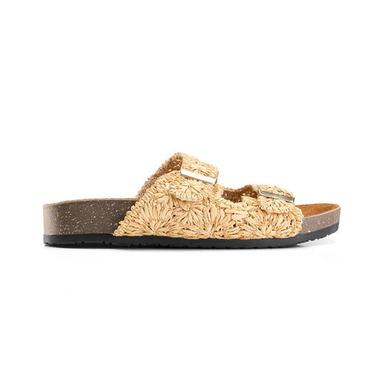 Glow Up Slides -Beige