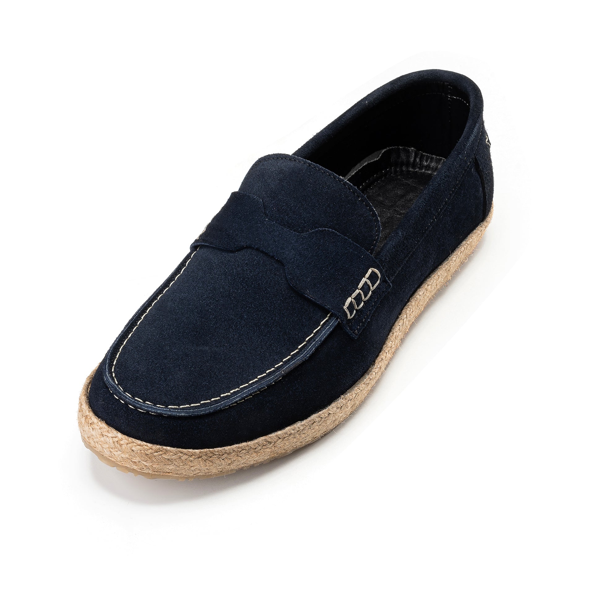 Hackett – flip - on suede espadrilles – Blu - Crestshoes