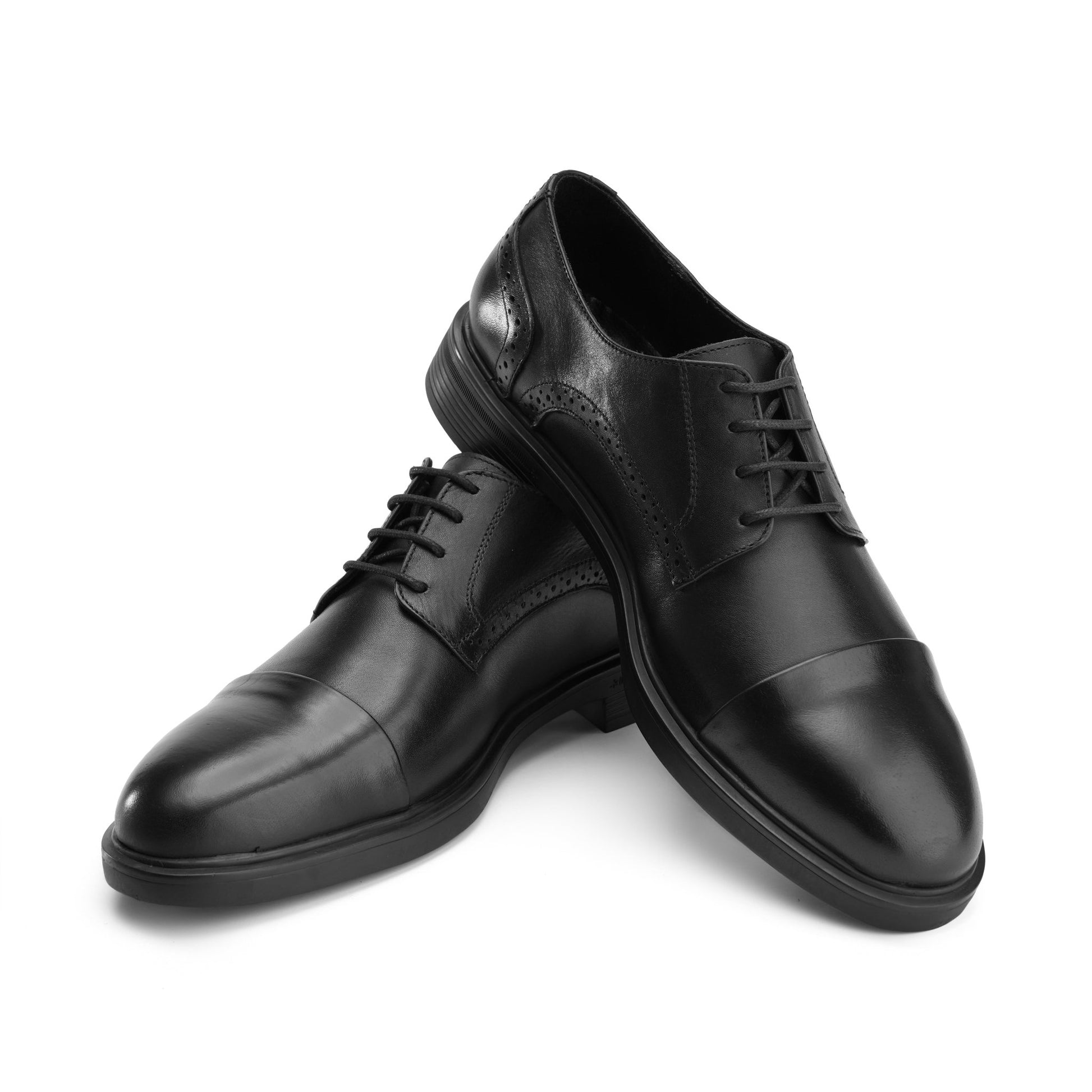 Handcrafted Cordovan Split Toe - Black - Crestshoes