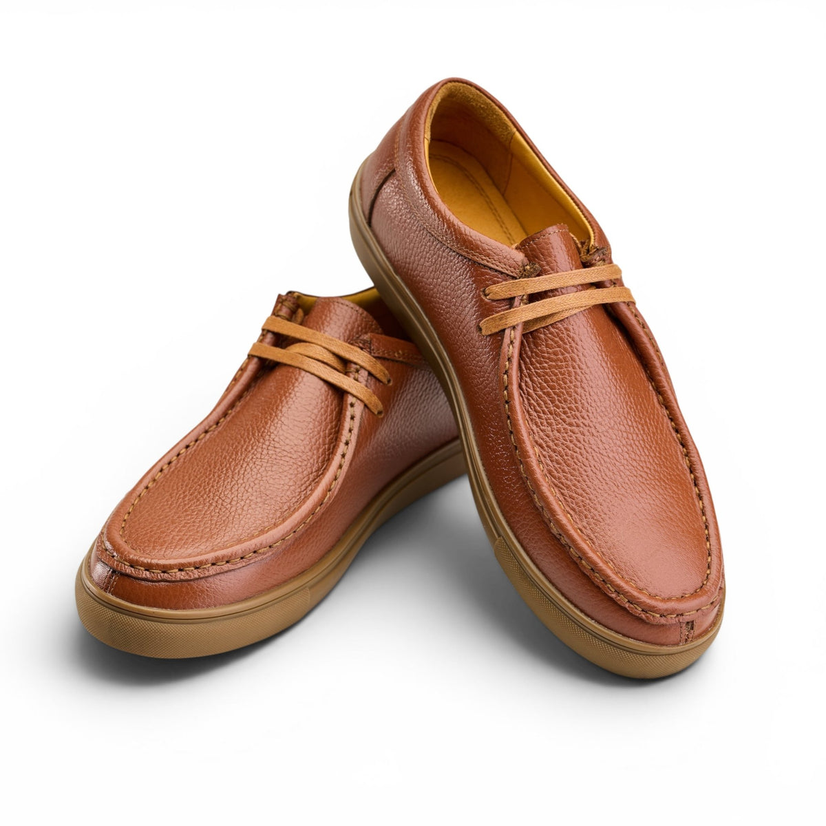 Havana Leather Moc Sneaker - Crestshoes