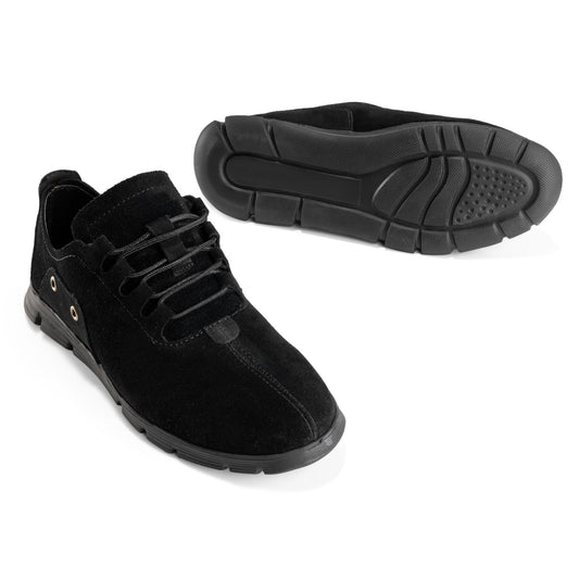 Lace-Up Snicker | Black