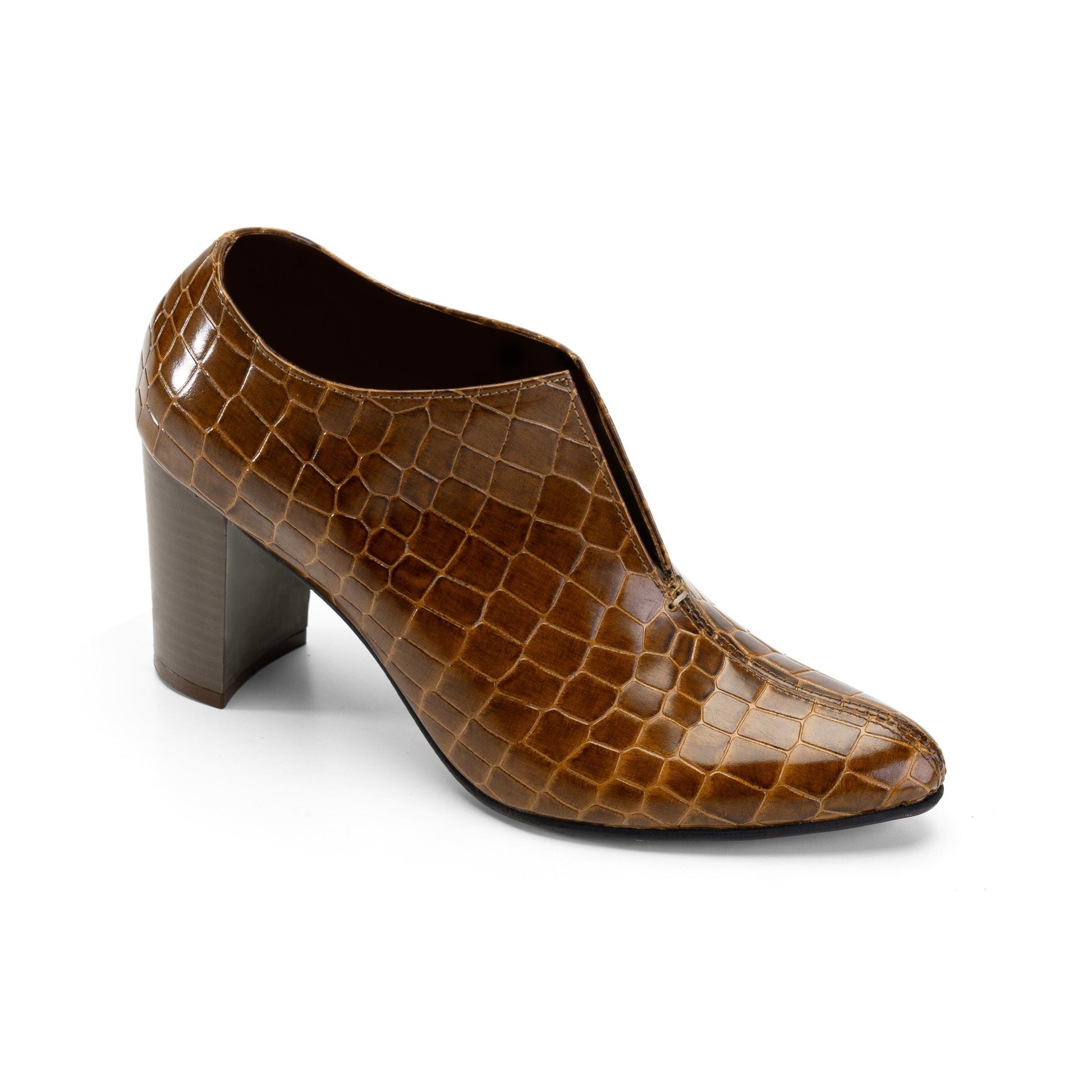 Lacobond | Crocodile Leather Women Heels - Havan - Crestshoes