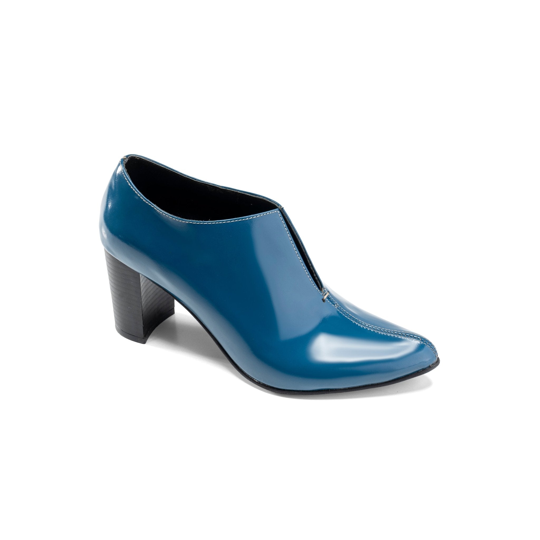 Lacobond | Leather Women Heels - Light blue - Crestshoes