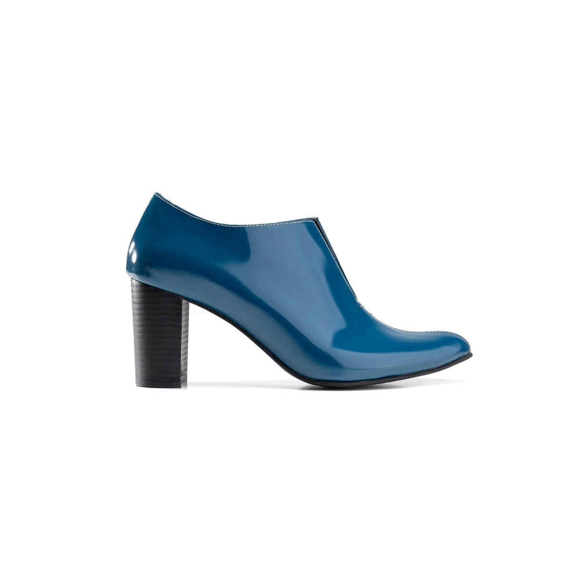 Lacobond | Leather Women Heels - Light blue - Crestshoes
