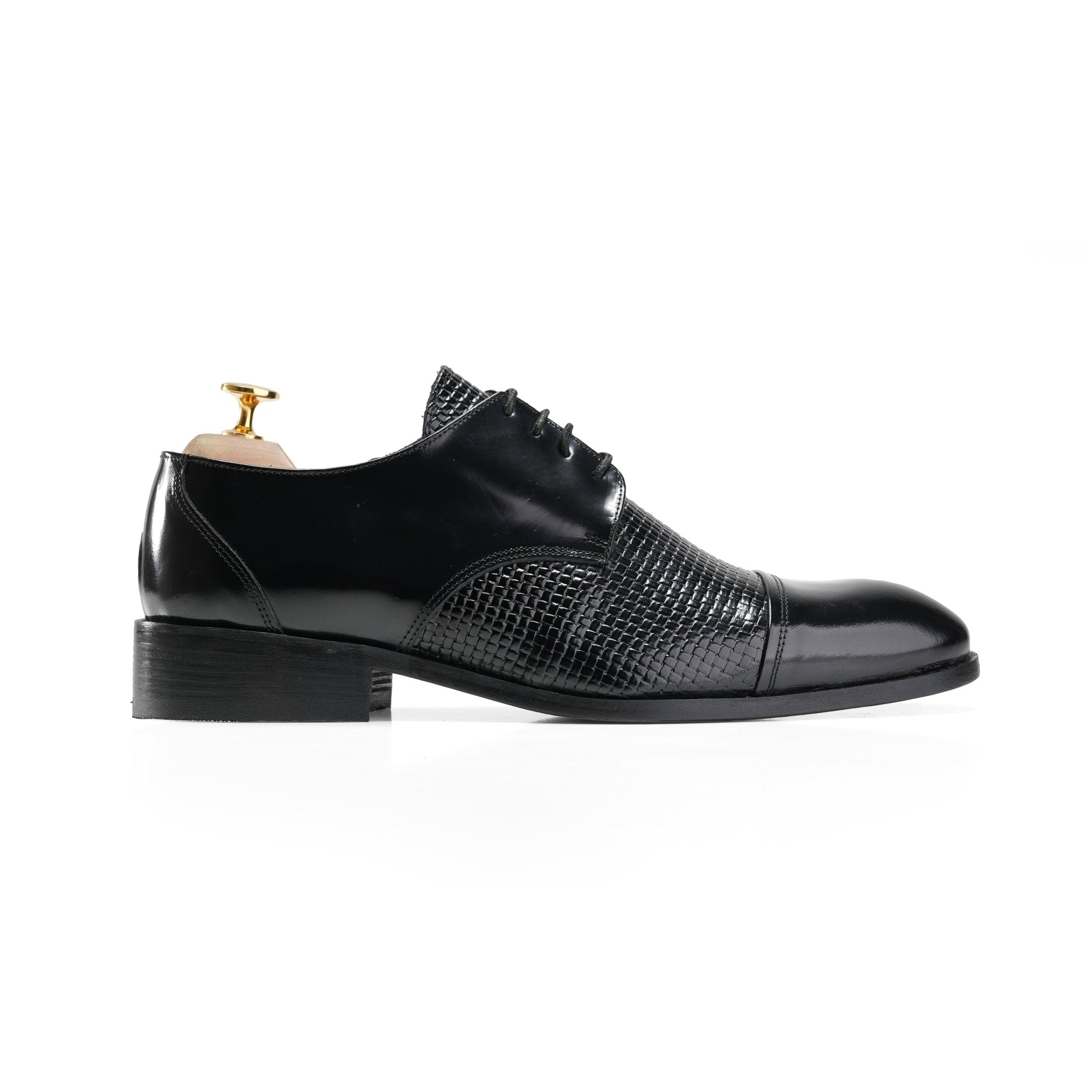 Leather Luxe: Step into Style - Black - Crestshoes