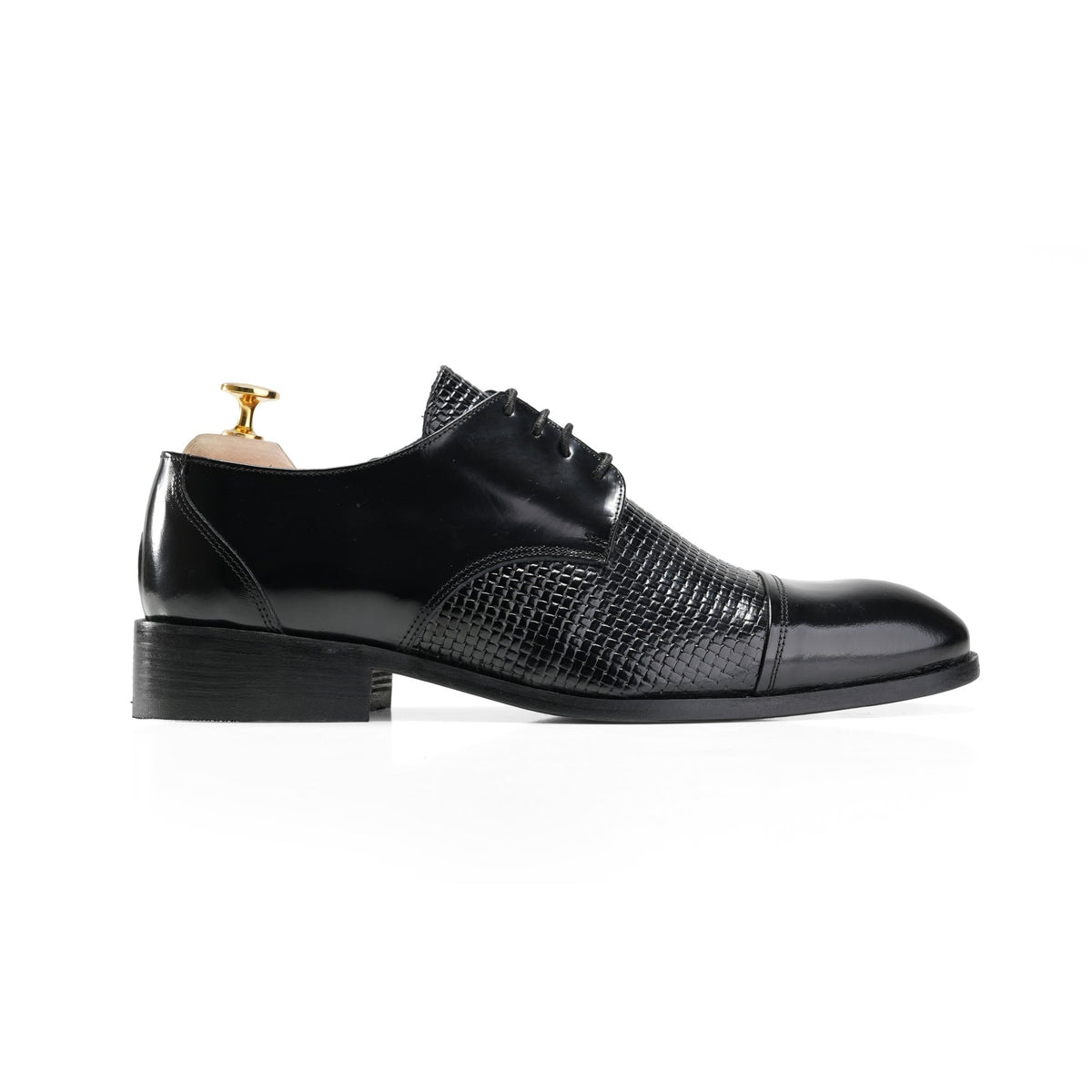 Leather Luxe: Step into Style - Black - Crestshoes