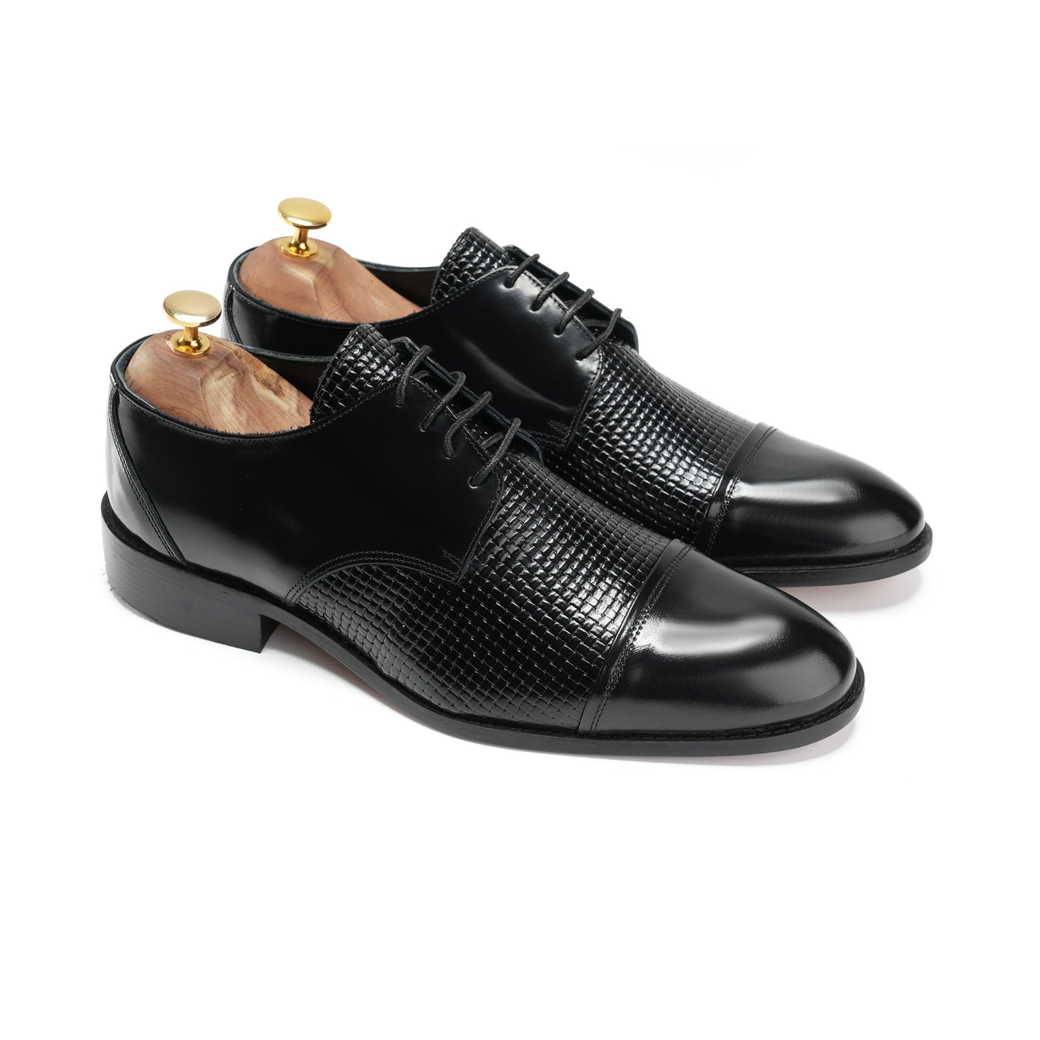 Leather Luxe: Step into Style - Black - Crestshoes