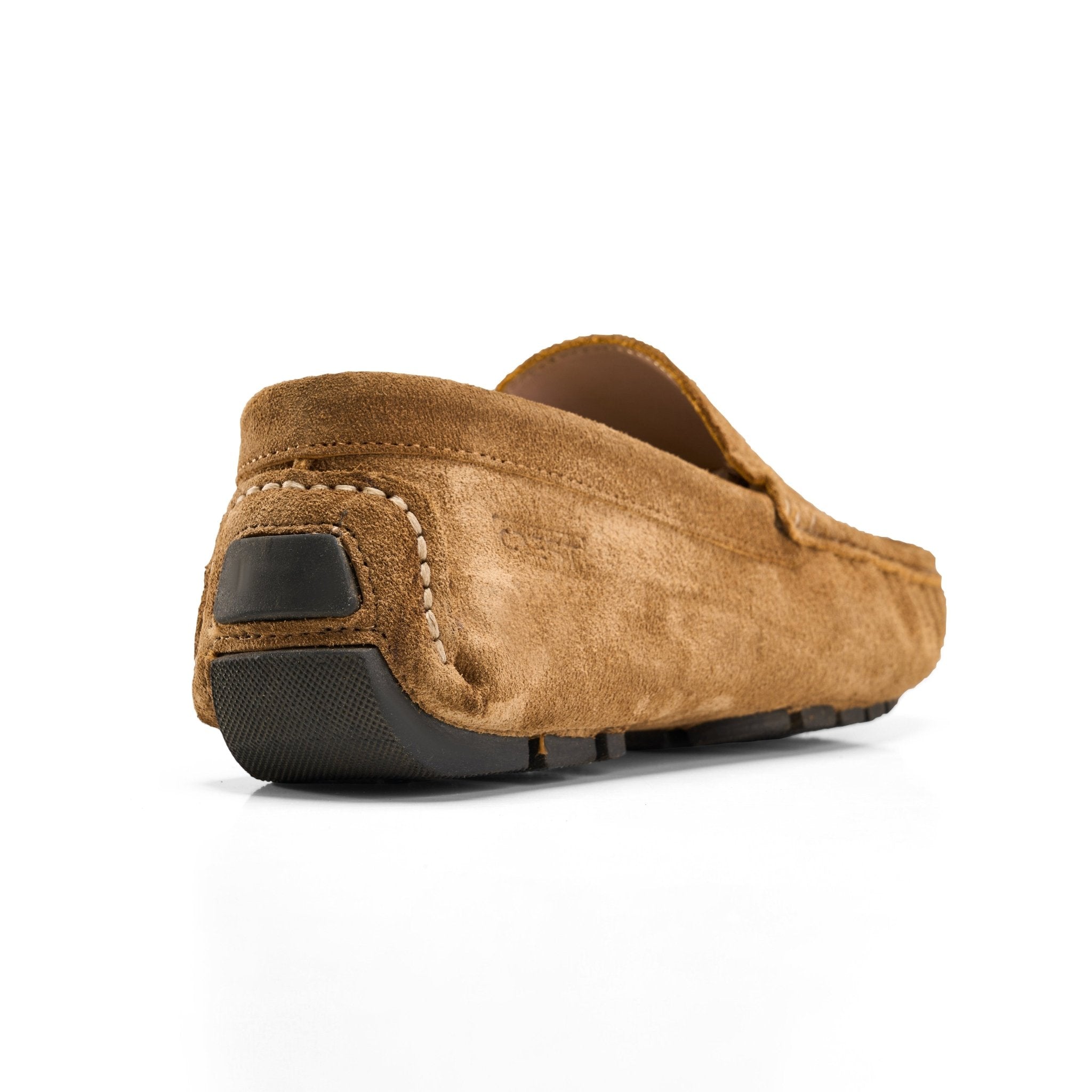 Leather Moccasin Loafer - Beige - Crestshoes