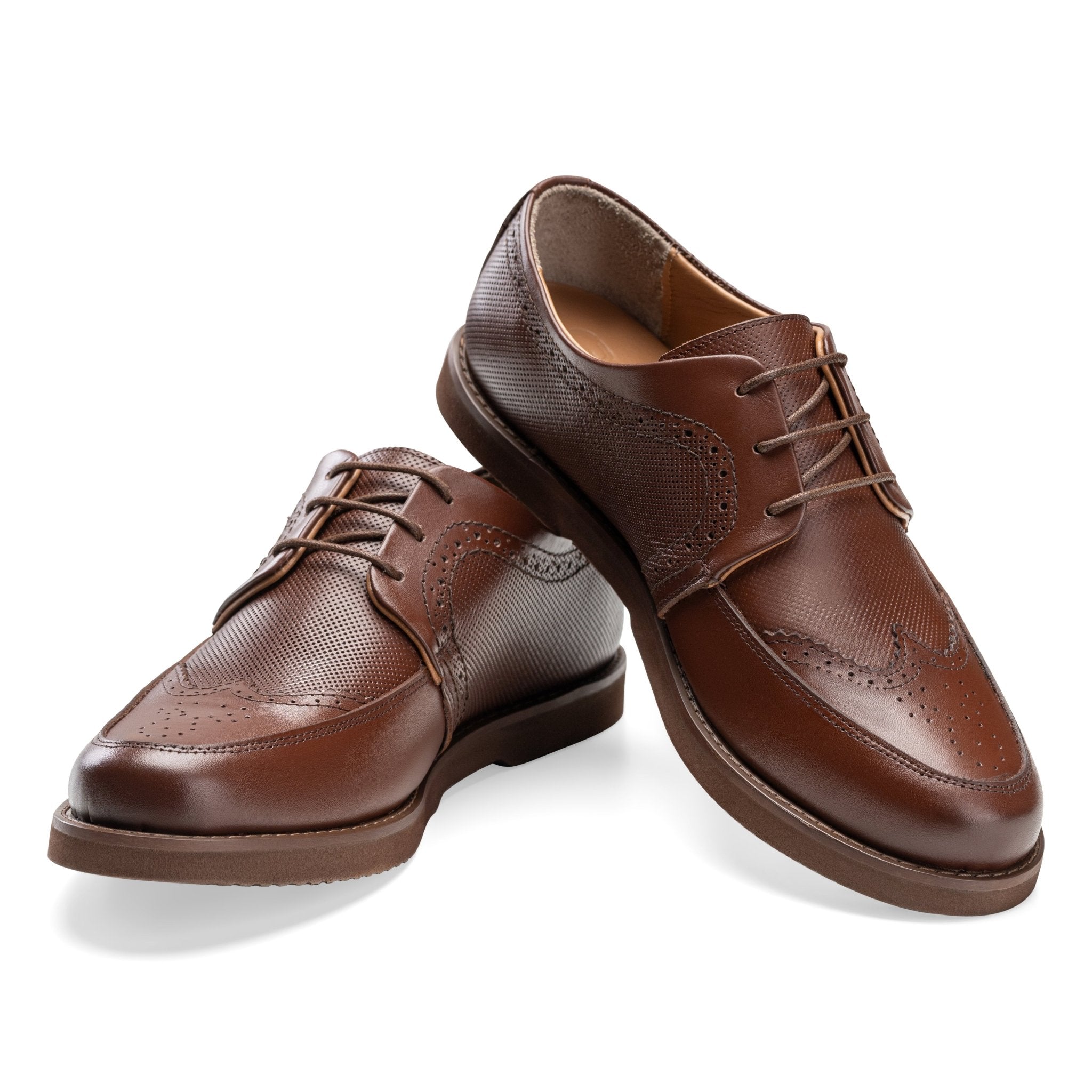 Lusso Genuine Leather Men's Casual Classic Shoes - Crestshoes