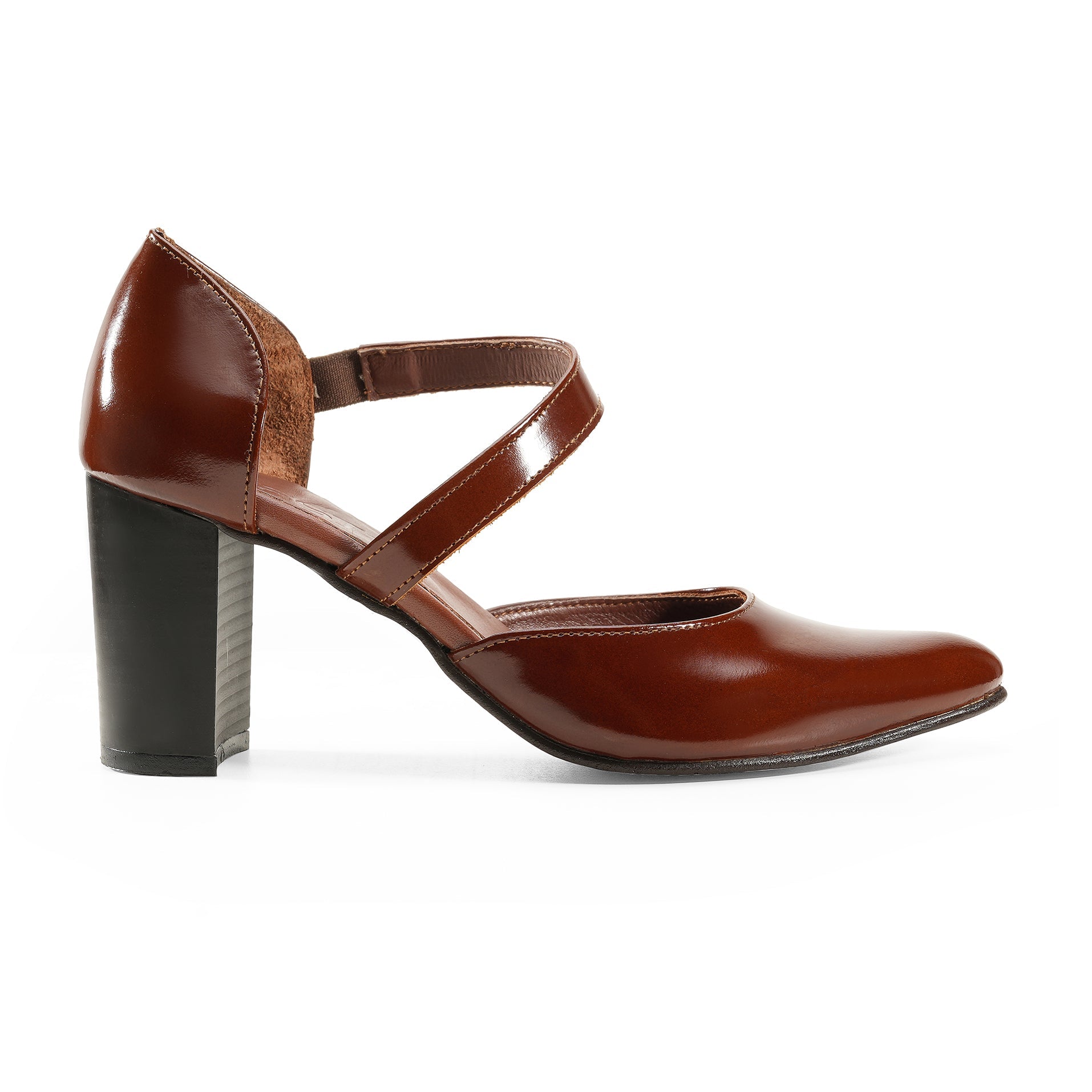 Midnight Chic Stilettos | Brown - Crestshoes