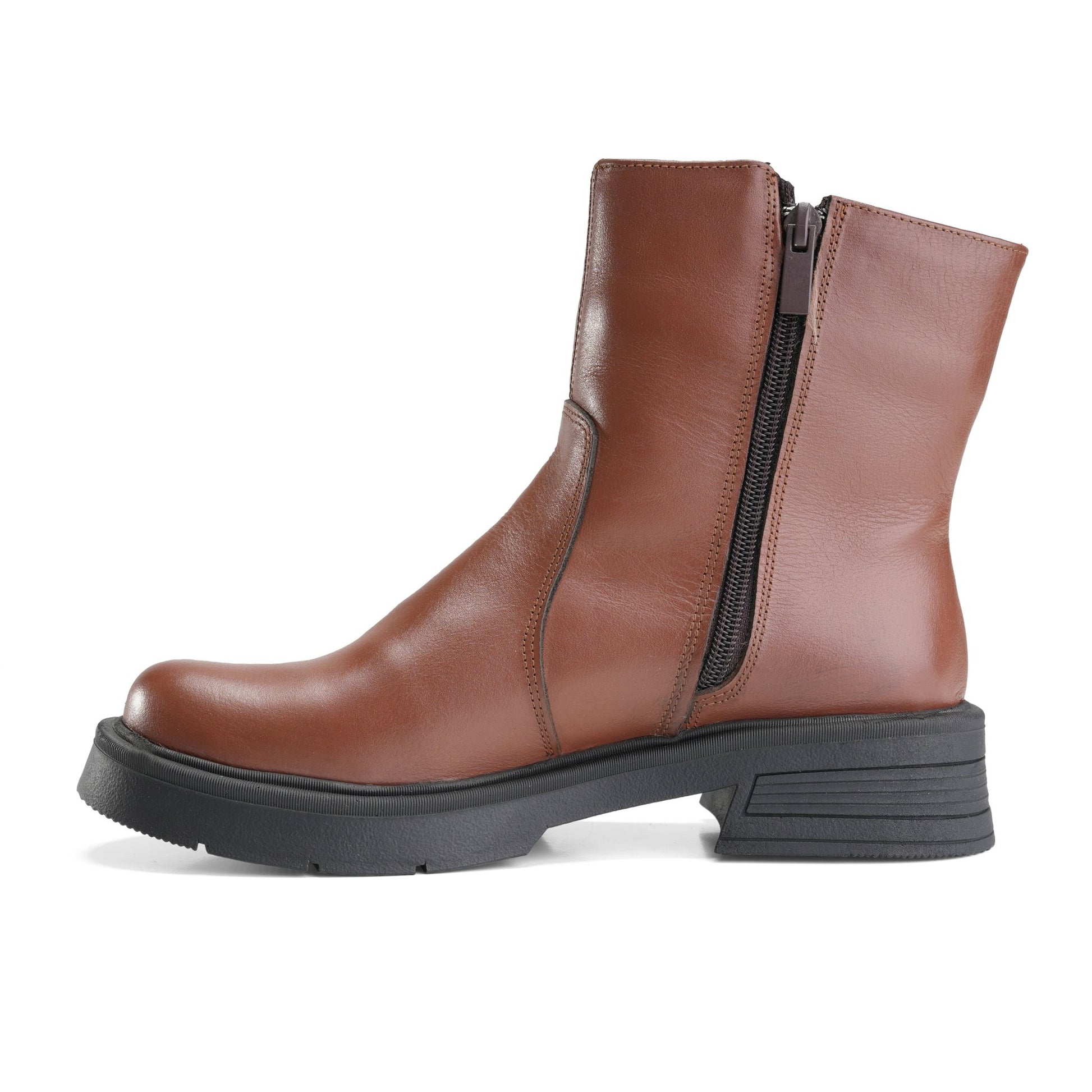 Modern Vagabond Leather Boots – Hazel - Crestshoes