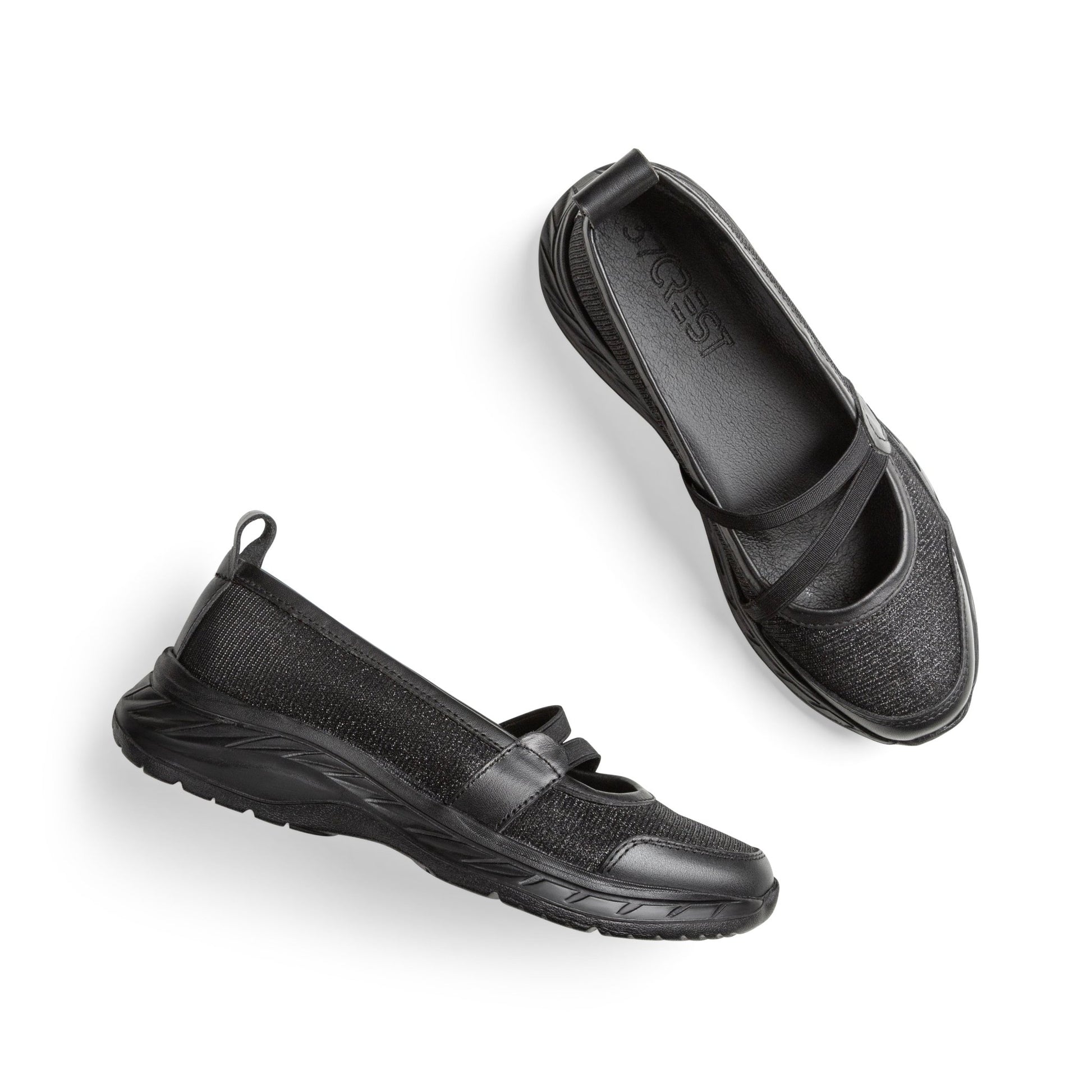 On the Go Ideal Slip On Shoe Black - Crestshoes