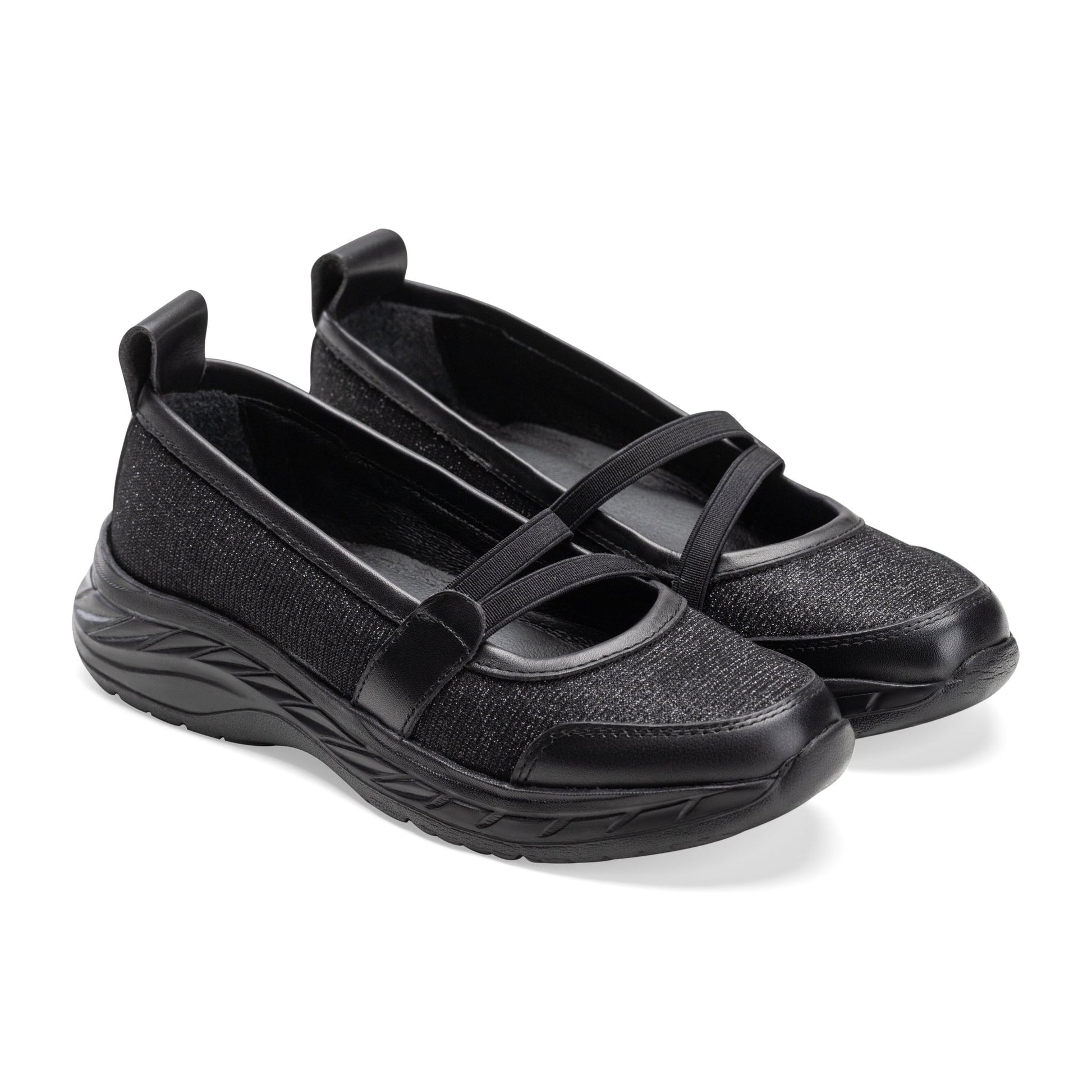 On the Go Ideal Slip On Shoe Black - Crestshoes