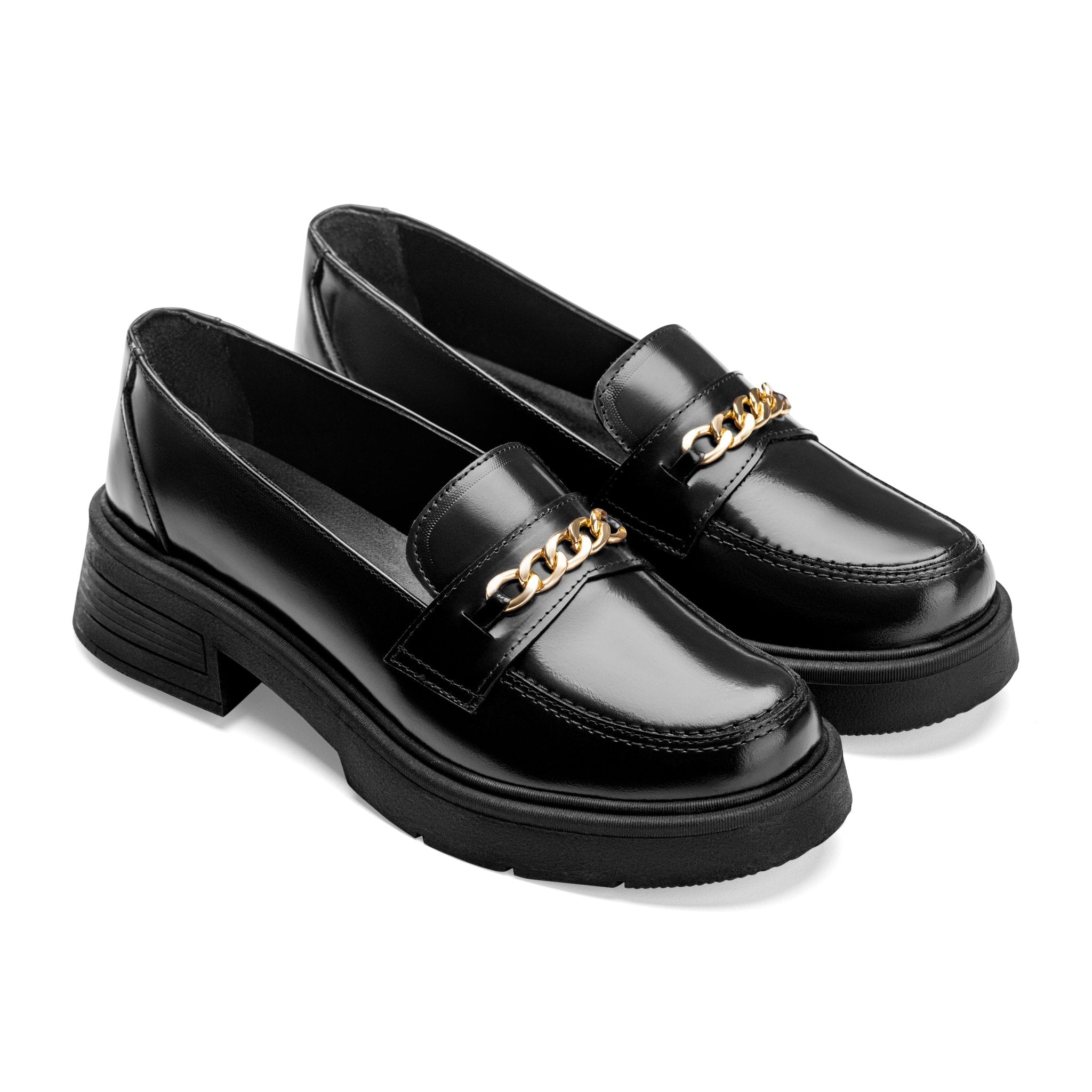 Penelope | Women Platforms - Brushed Black - Crestshoes