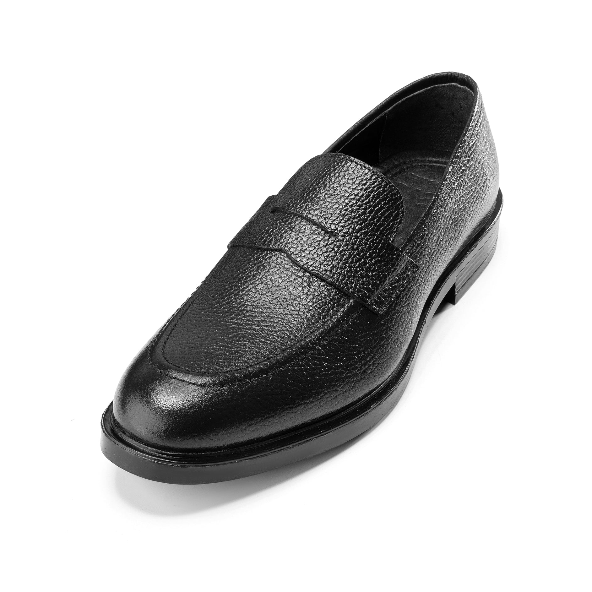 Perry leather penny loafers | Black - Crestshoes