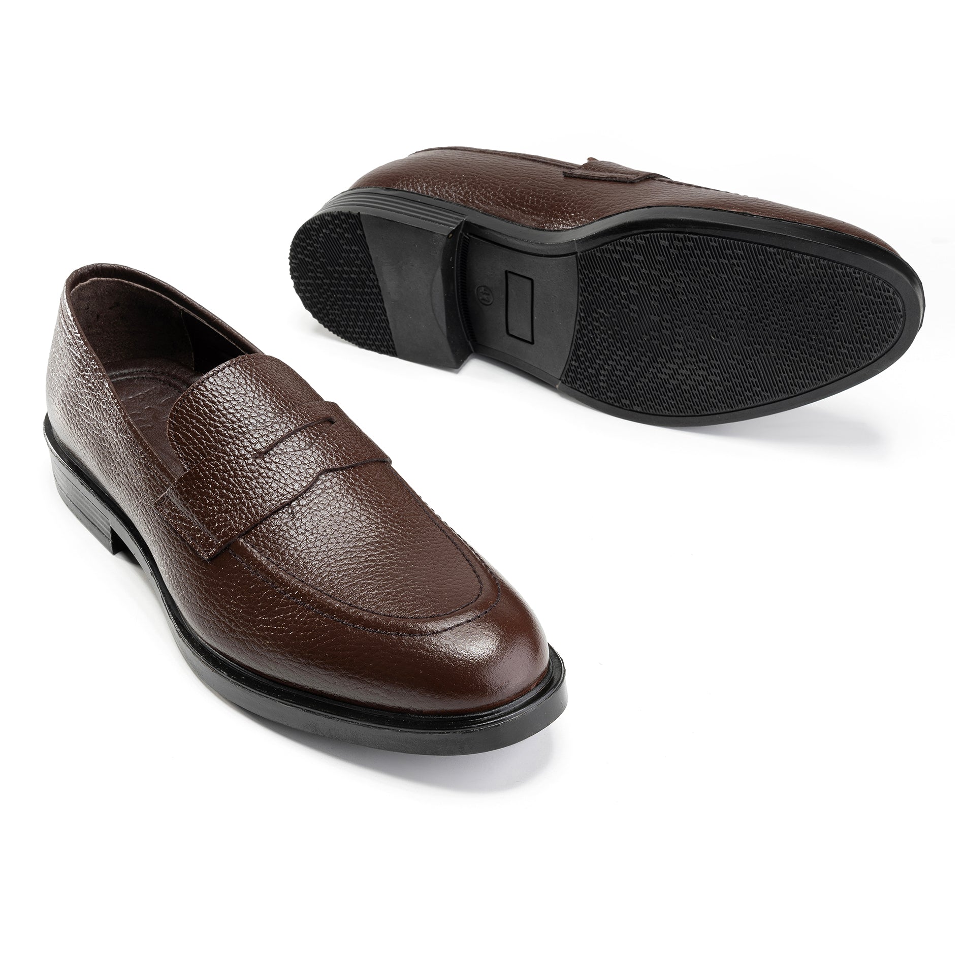 Perry leather penny loafers | Brown - Crestshoes