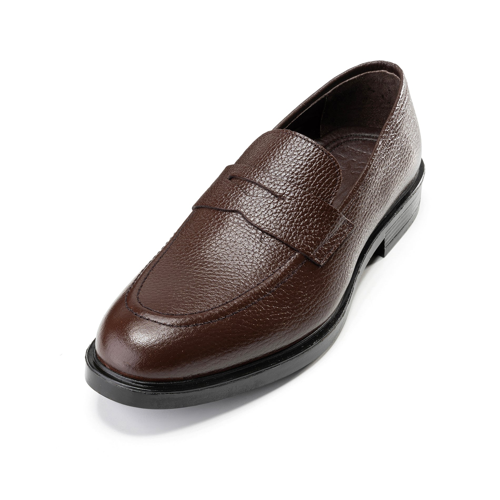 Perry leather penny loafers | Brown - Crestshoes