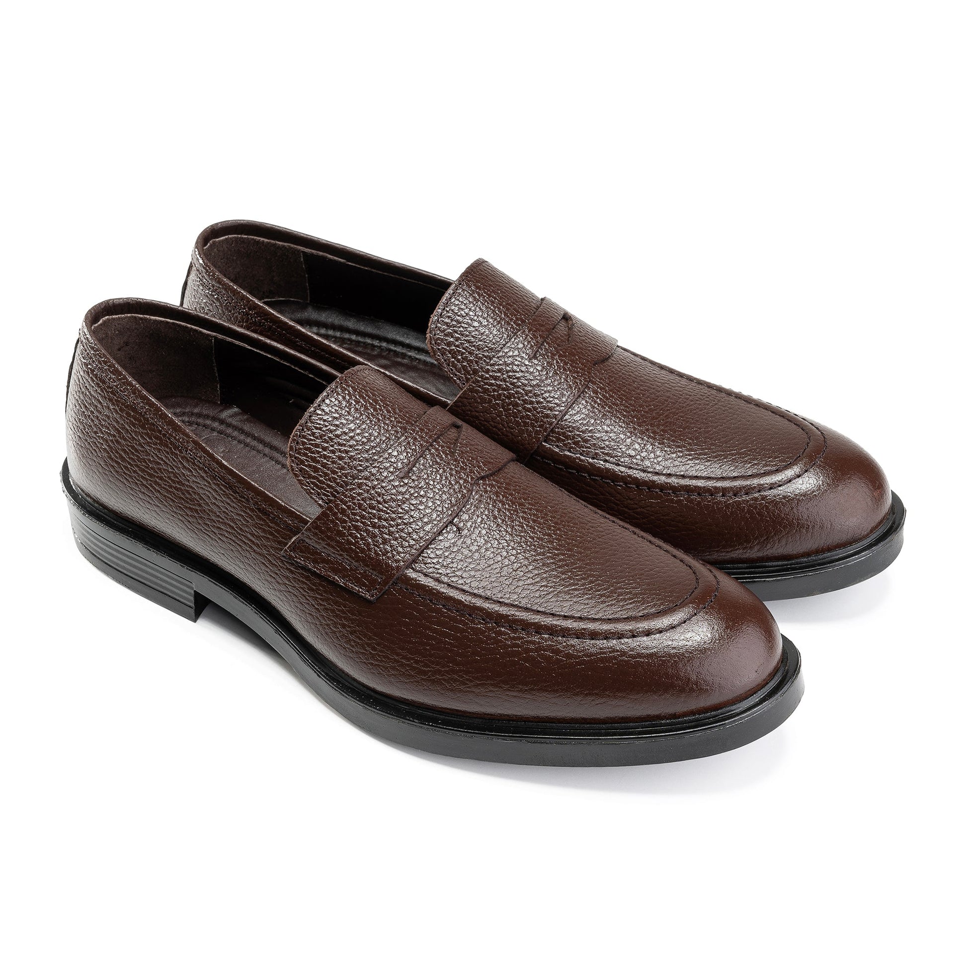 Perry leather penny loafers | Brown - Crestshoes