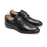 Pure Genuine Leather Shoes - Black - Crestshoes