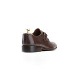 Pure Genuine Leather Shoes - Brown - Crestshoes