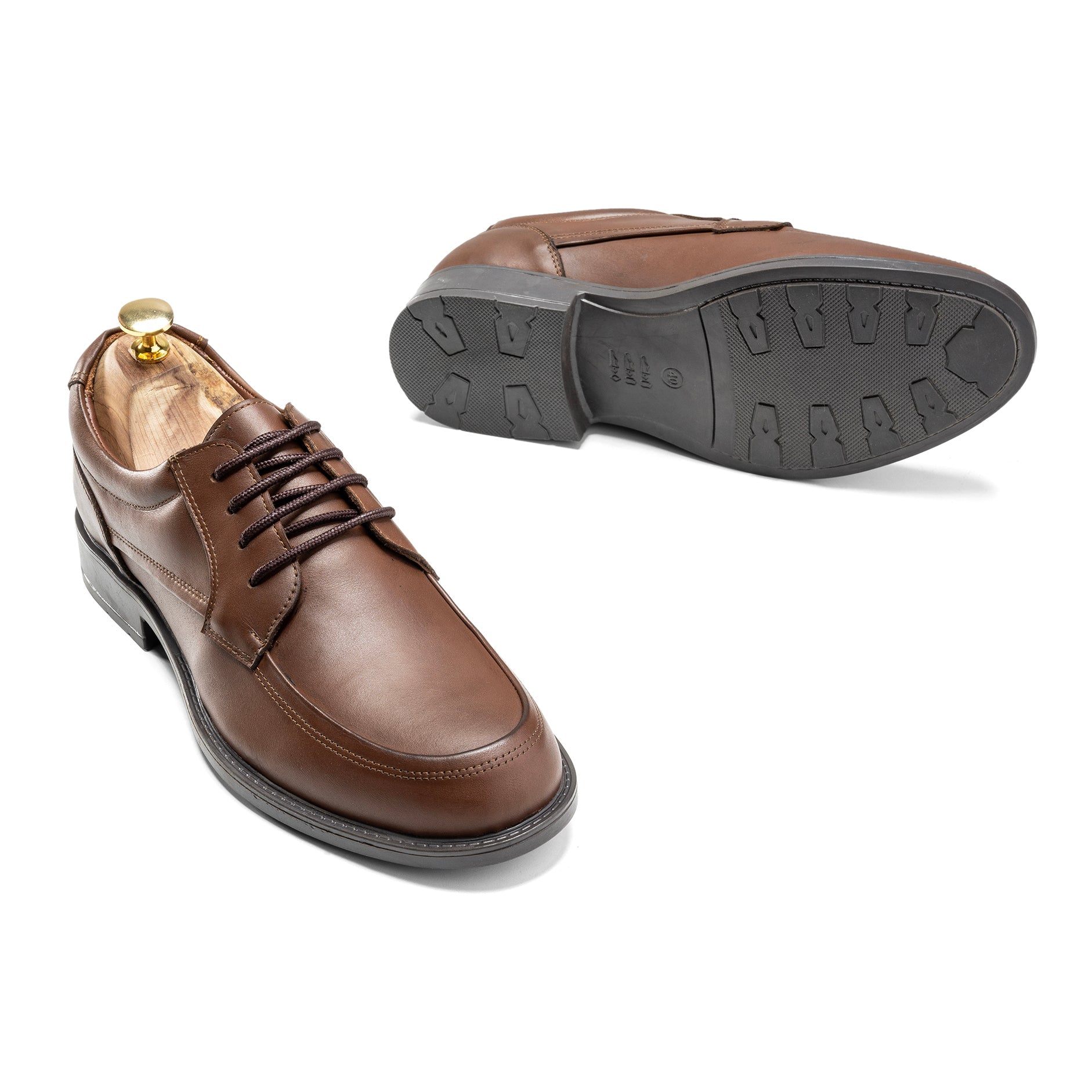 Refined Brown Lace - Ups - Crestshoes