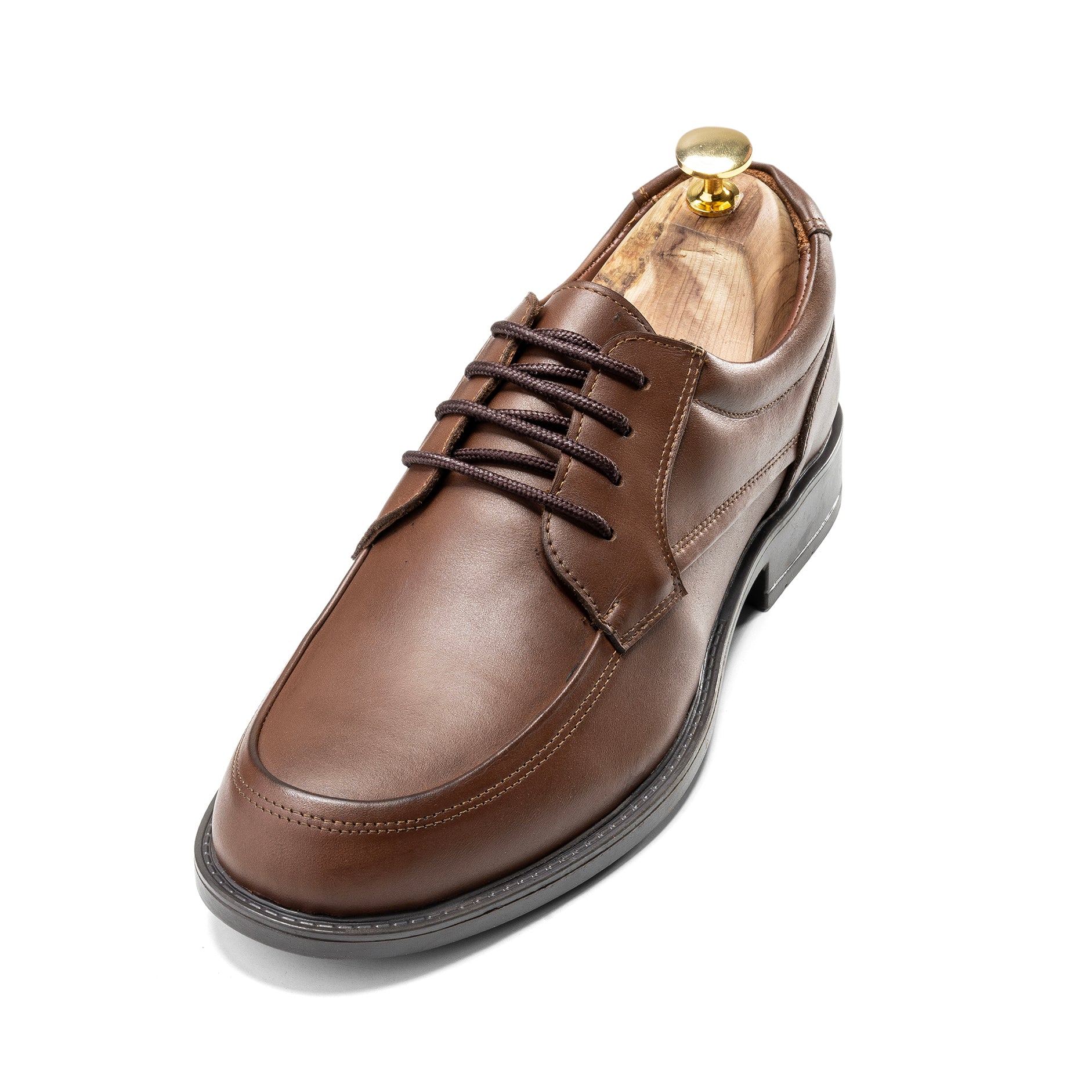 Refined Brown Lace - Ups - Crestshoes