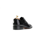 Refined Style: Black Leather Formal Shoes - Crestshoes