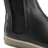 Sharp Black Cap - Toe Leather Boot - Crestshoes