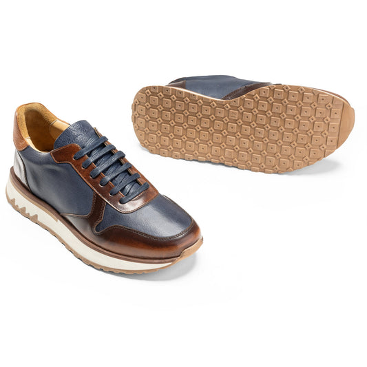 Shell Cordovan Norwegian Split Toe - Blue
