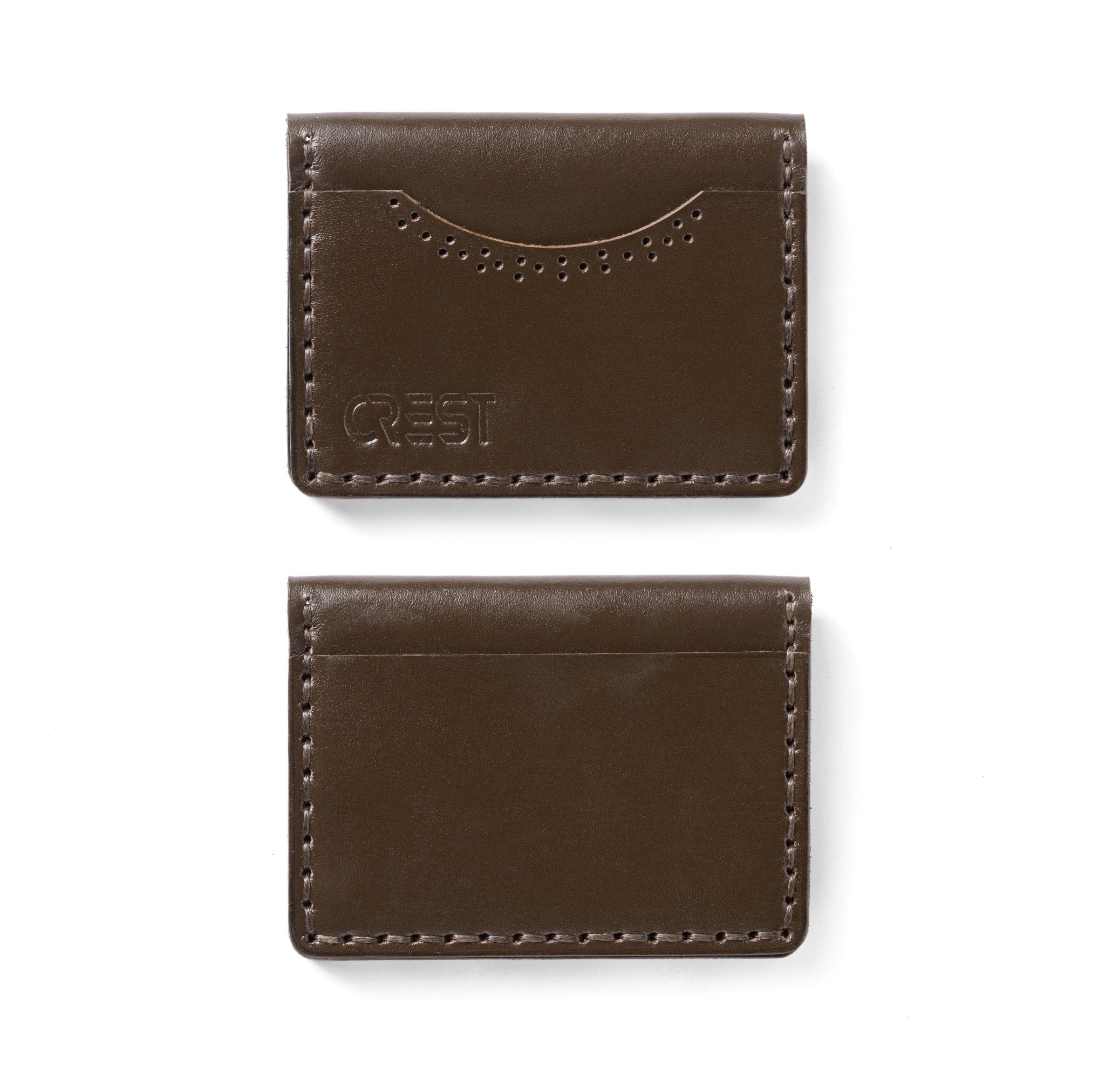 Slim Card Holder - Brown - Crestshoes