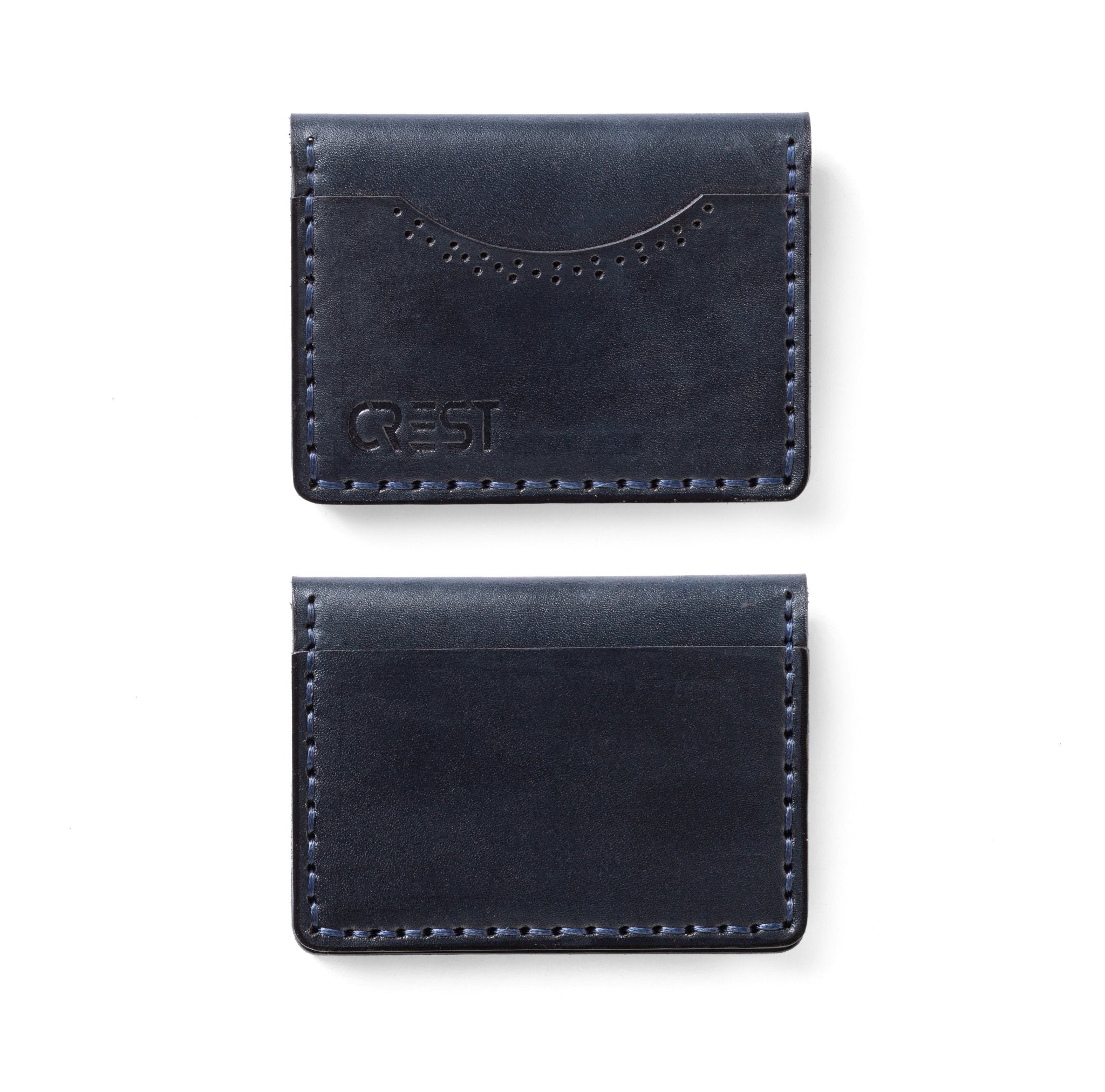 Slim Card Holder - Dark Blue - Crestshoes