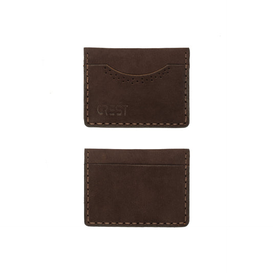 Slim Card Holder - Dark Brown