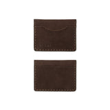 Slim Card Holder - Dark Brown - Crestshoes