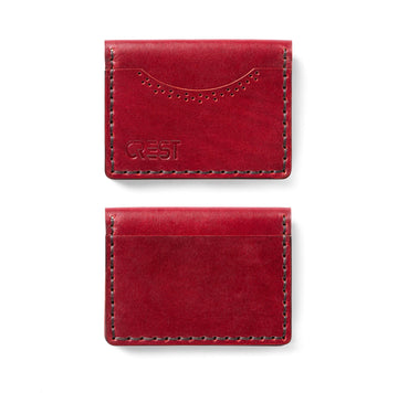 Slim Card Holder - Maroon - Crestshoes