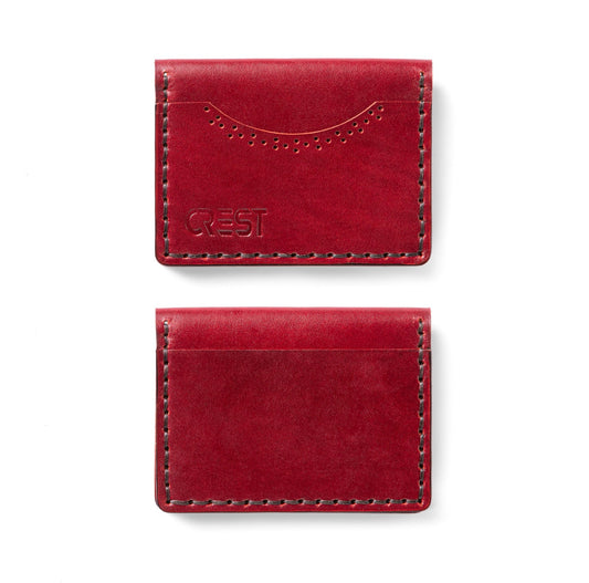 Slim Card Holder - Maroon