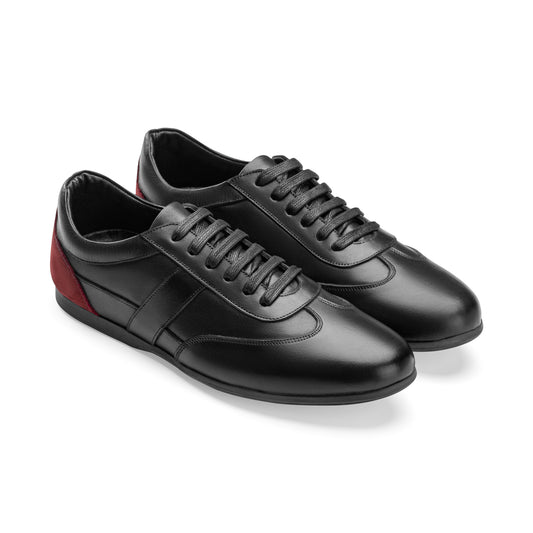 Sunny Smash Genuine Suede Sneaker - Black