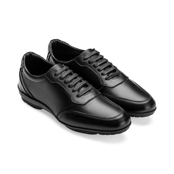 Sunny Smash Genuine Suede Sneaker - Black