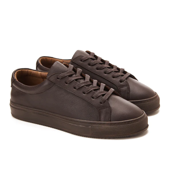 CREST™ brushed calf leather- Brown