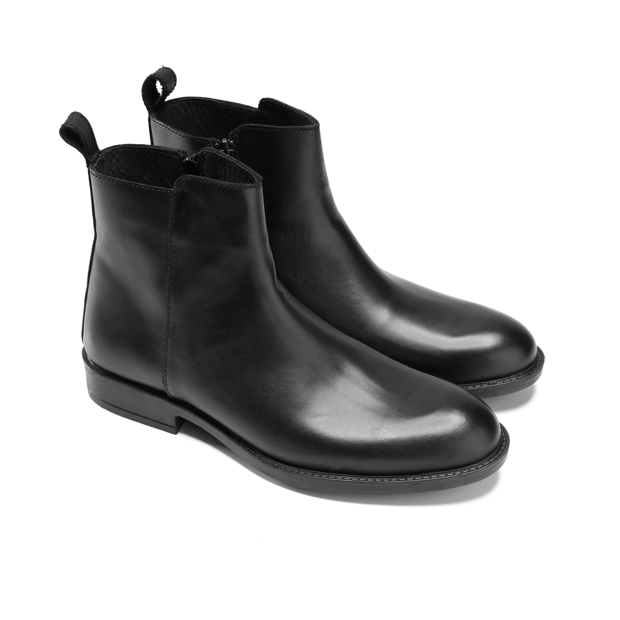 Sophisticated Black Half Boot - Crestshoes